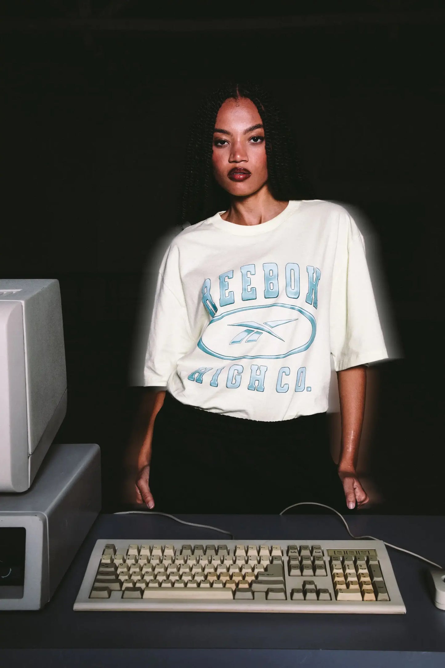 Tee White High X Reebok