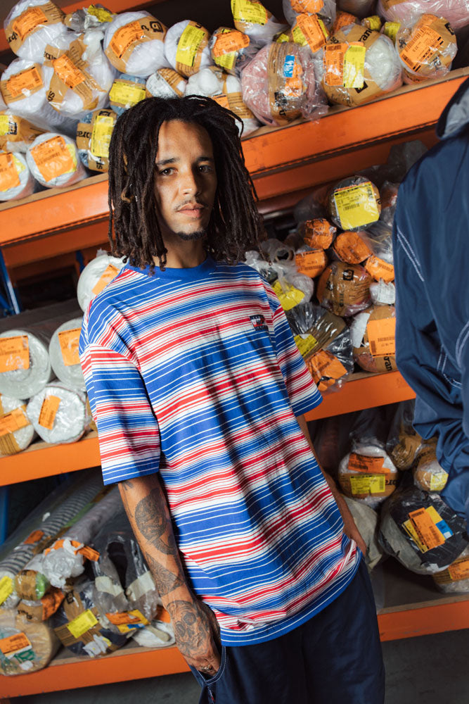 TJ x HIGH Stripped Tee Star