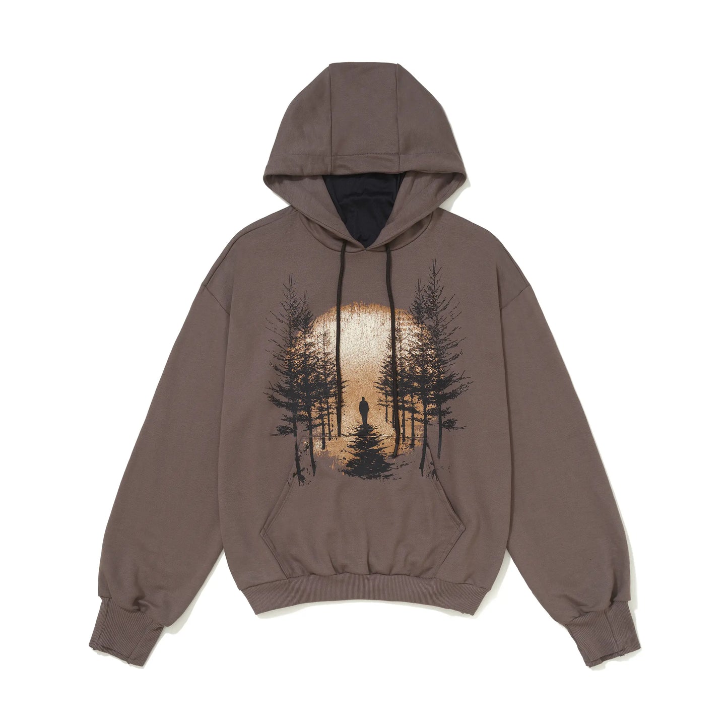 Mask Hoodie Overview Grey