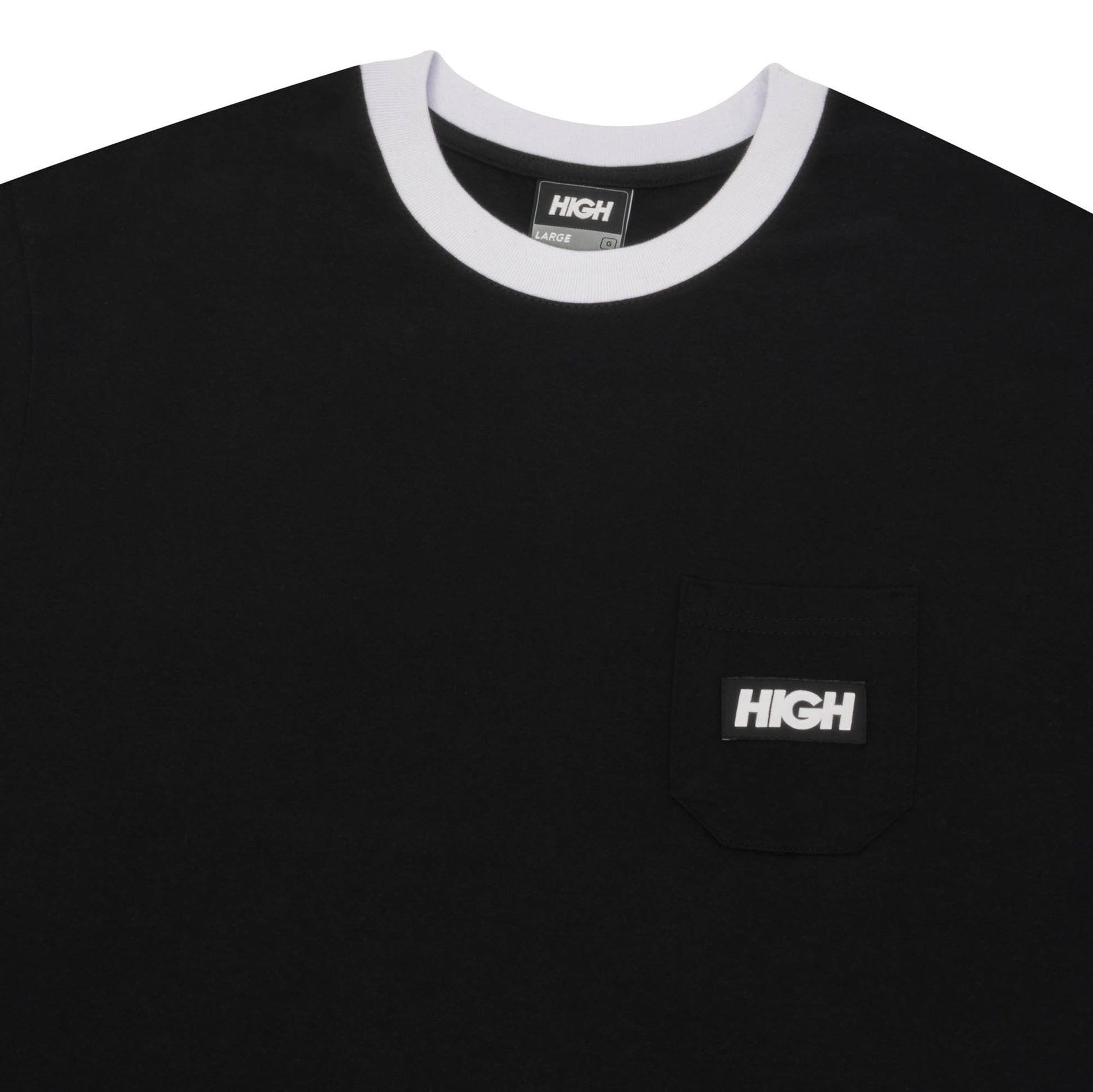 Pocket Tee Black/White