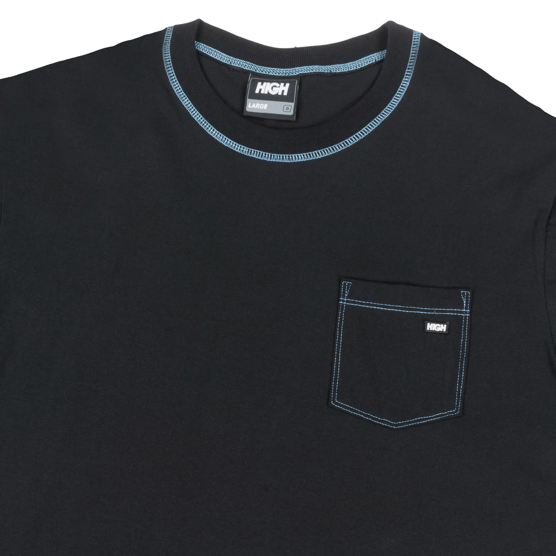 Pocket Tee Colored Black