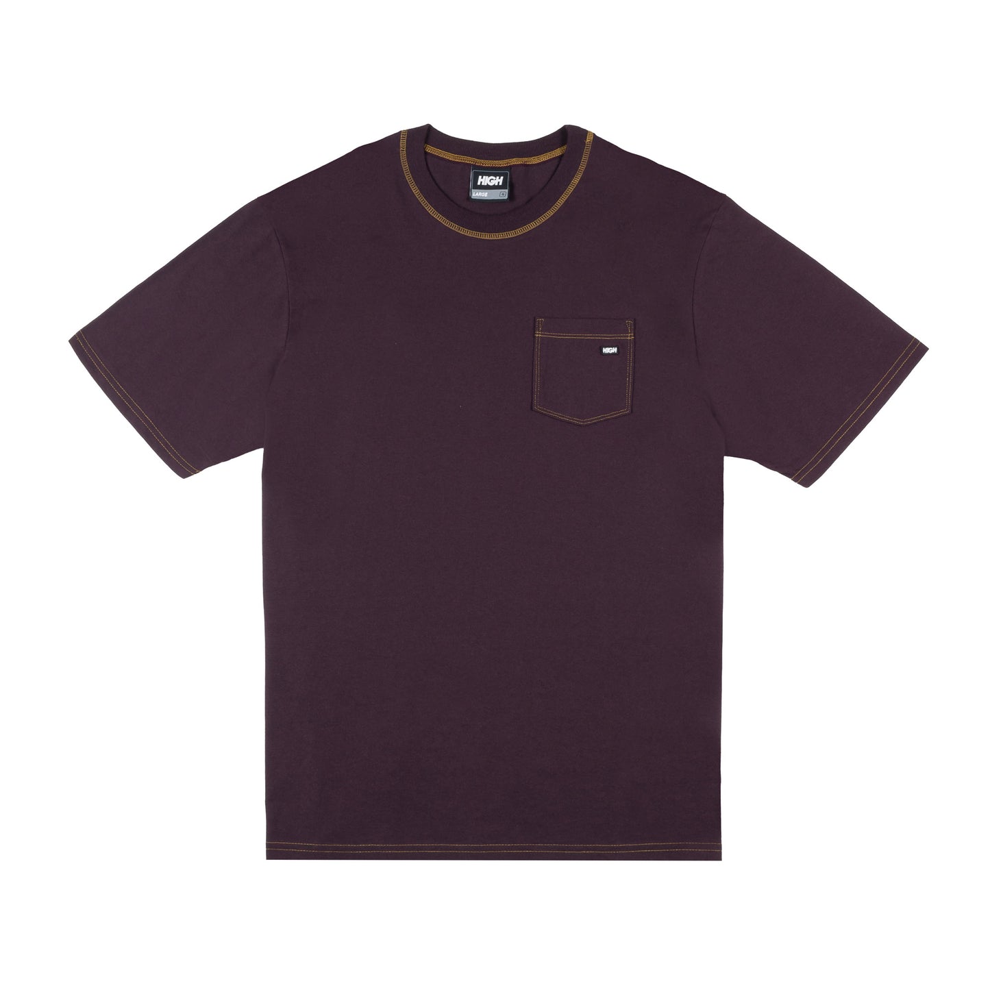 Pocket Tee Colored Brown