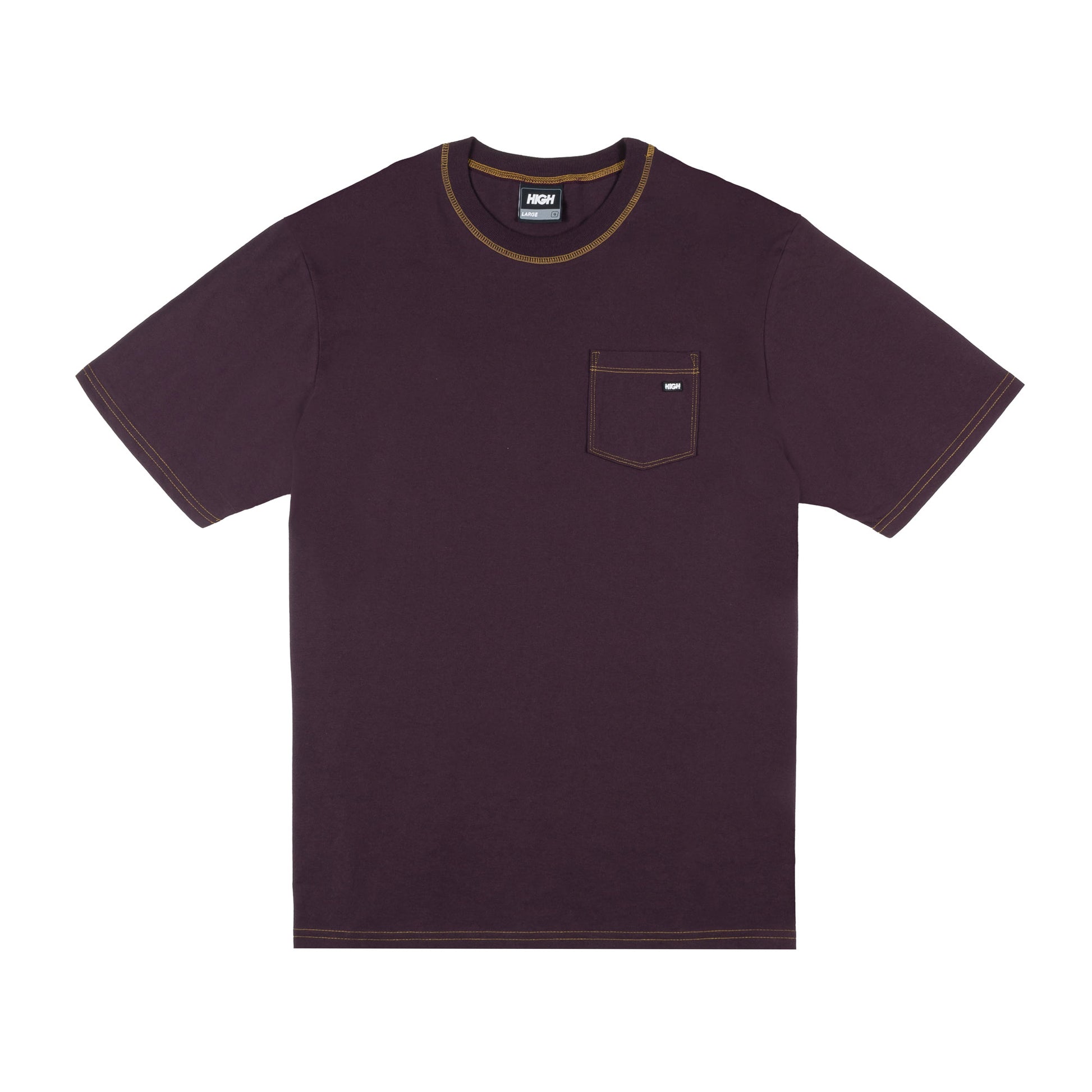Pocket Tee Colored Brown