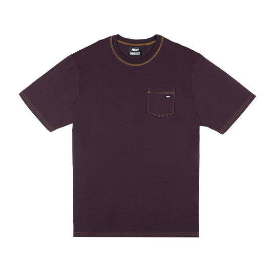 Pocket Tee Colored Brown
