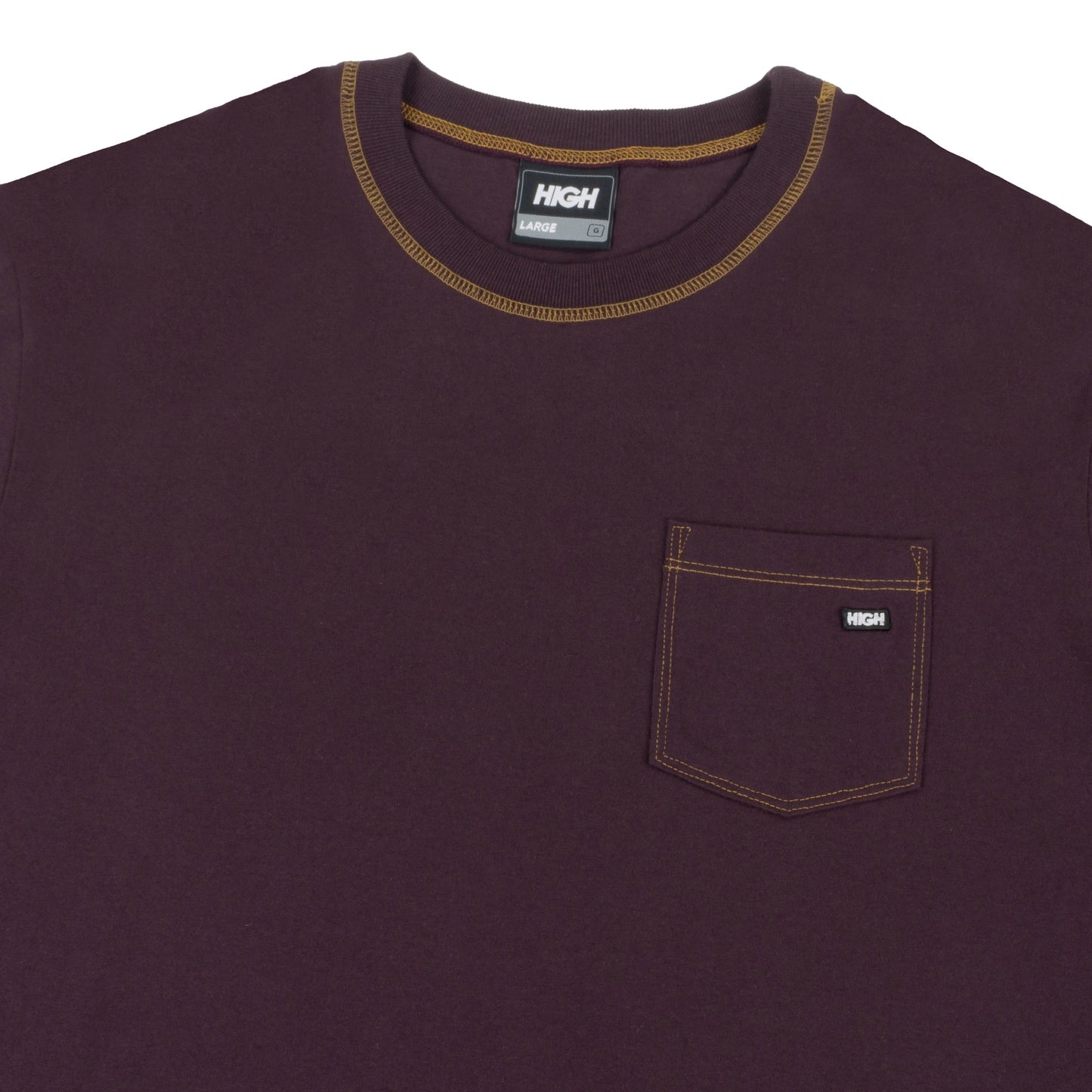 Pocket Tee Colored Brown