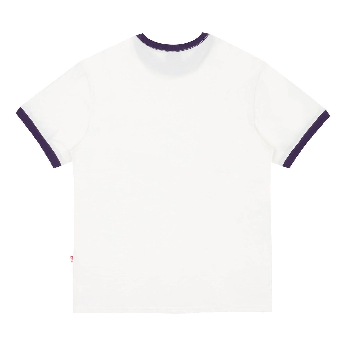 Pocket Tee White/Purple