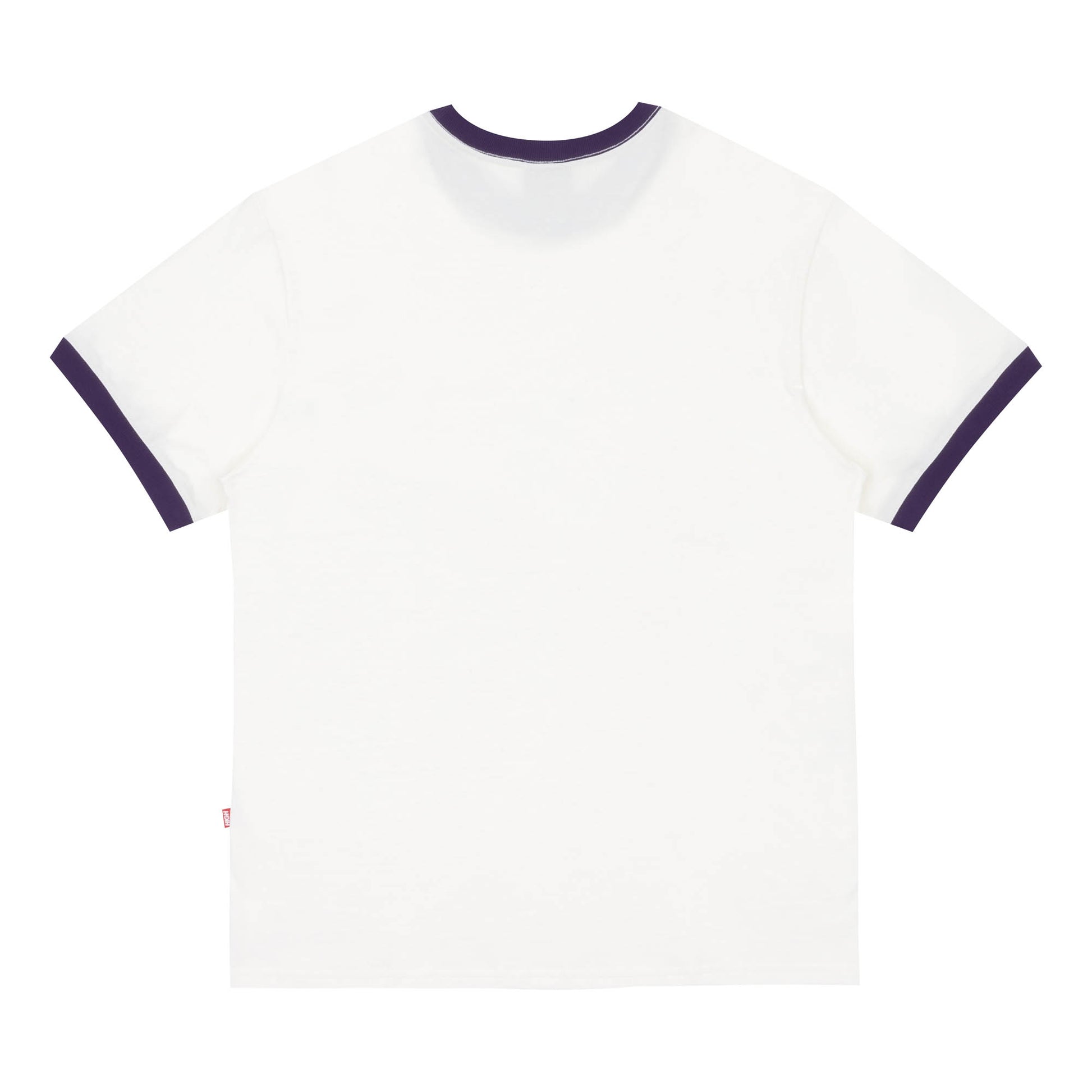 Pocket Tee White/Purple