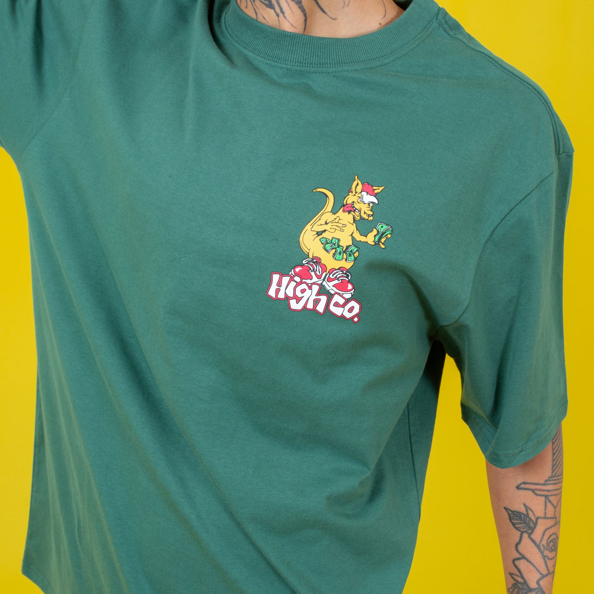 Tee Kangaroo Green