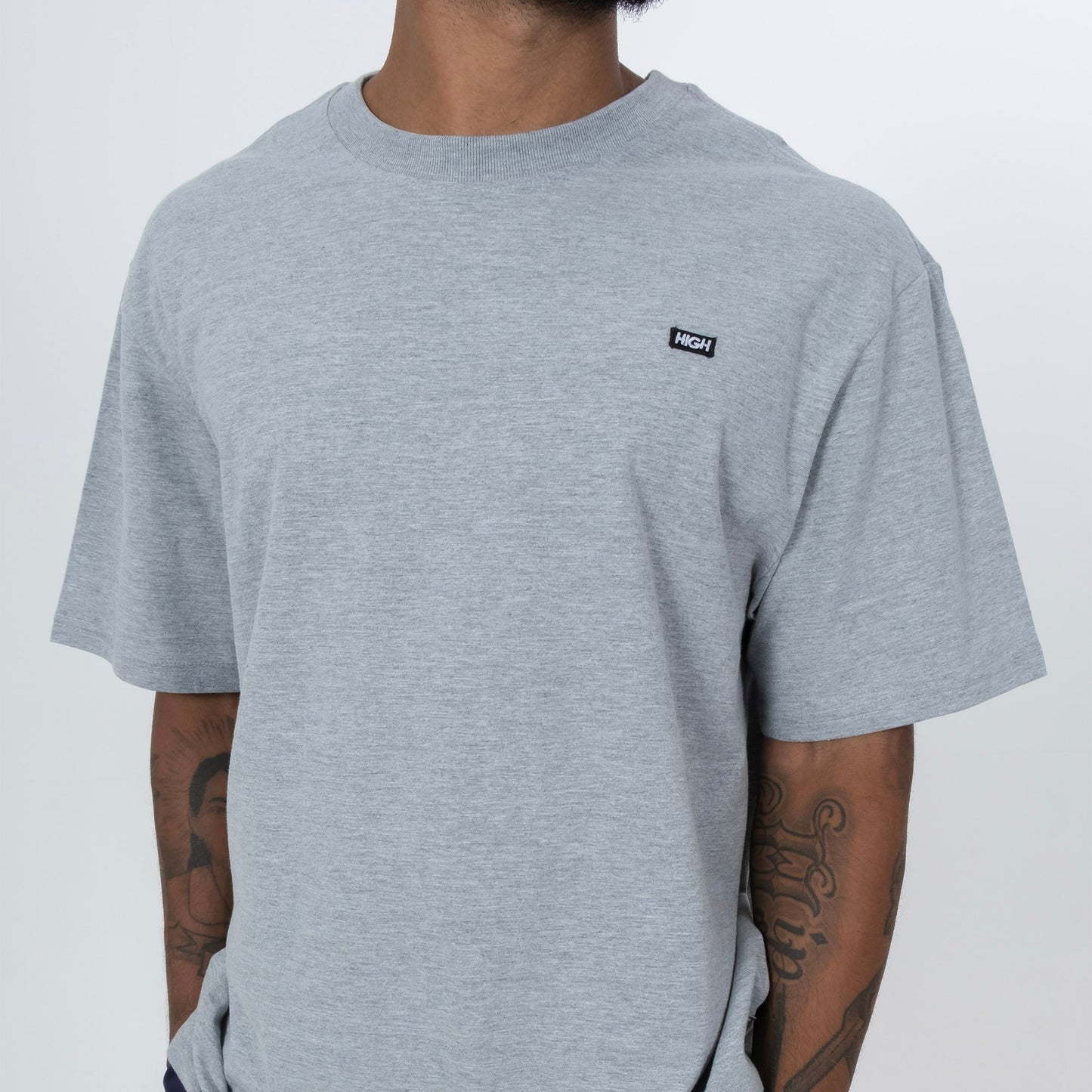 Tee Minimal Patch Heather Grey