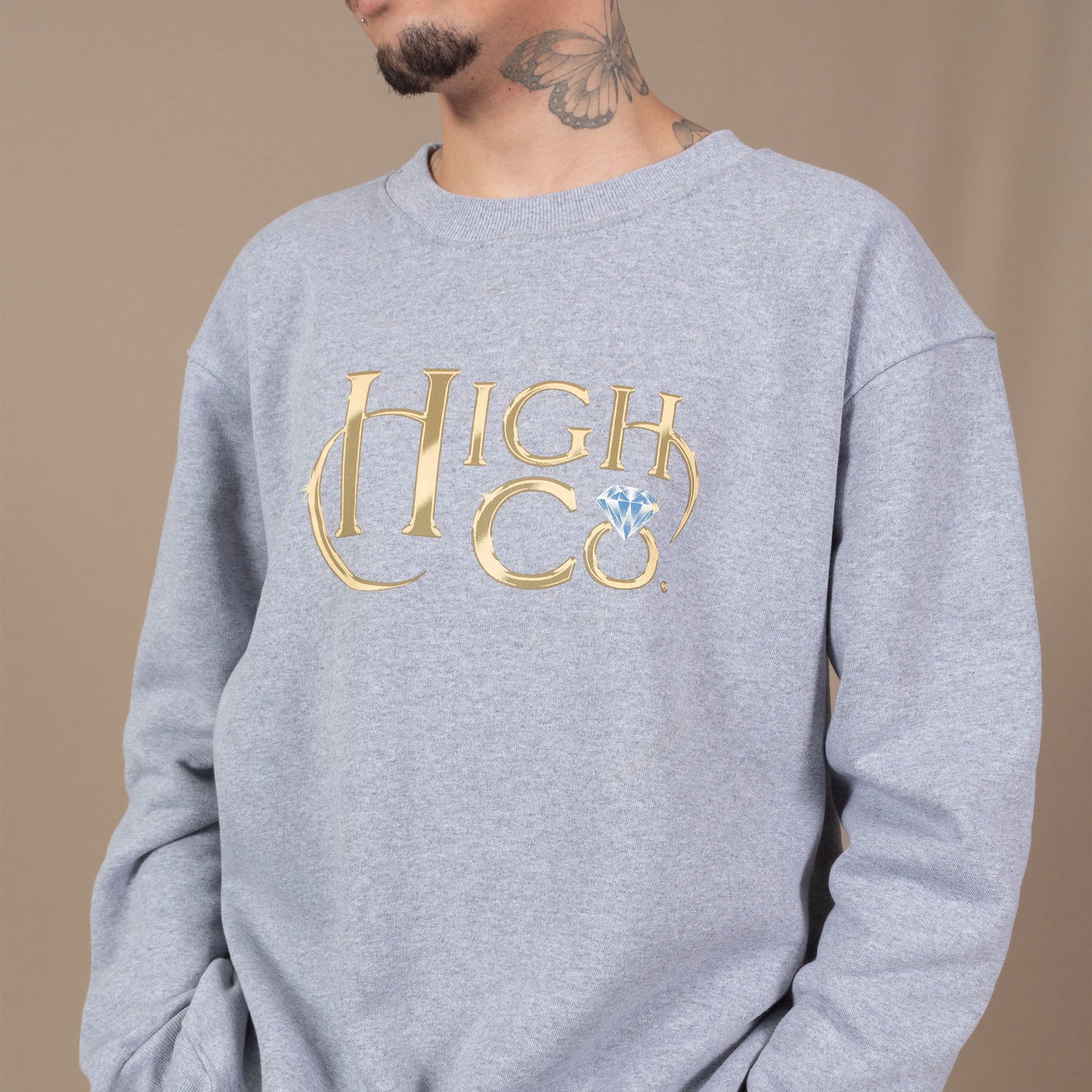 Crewneck Diamant Heather Grey