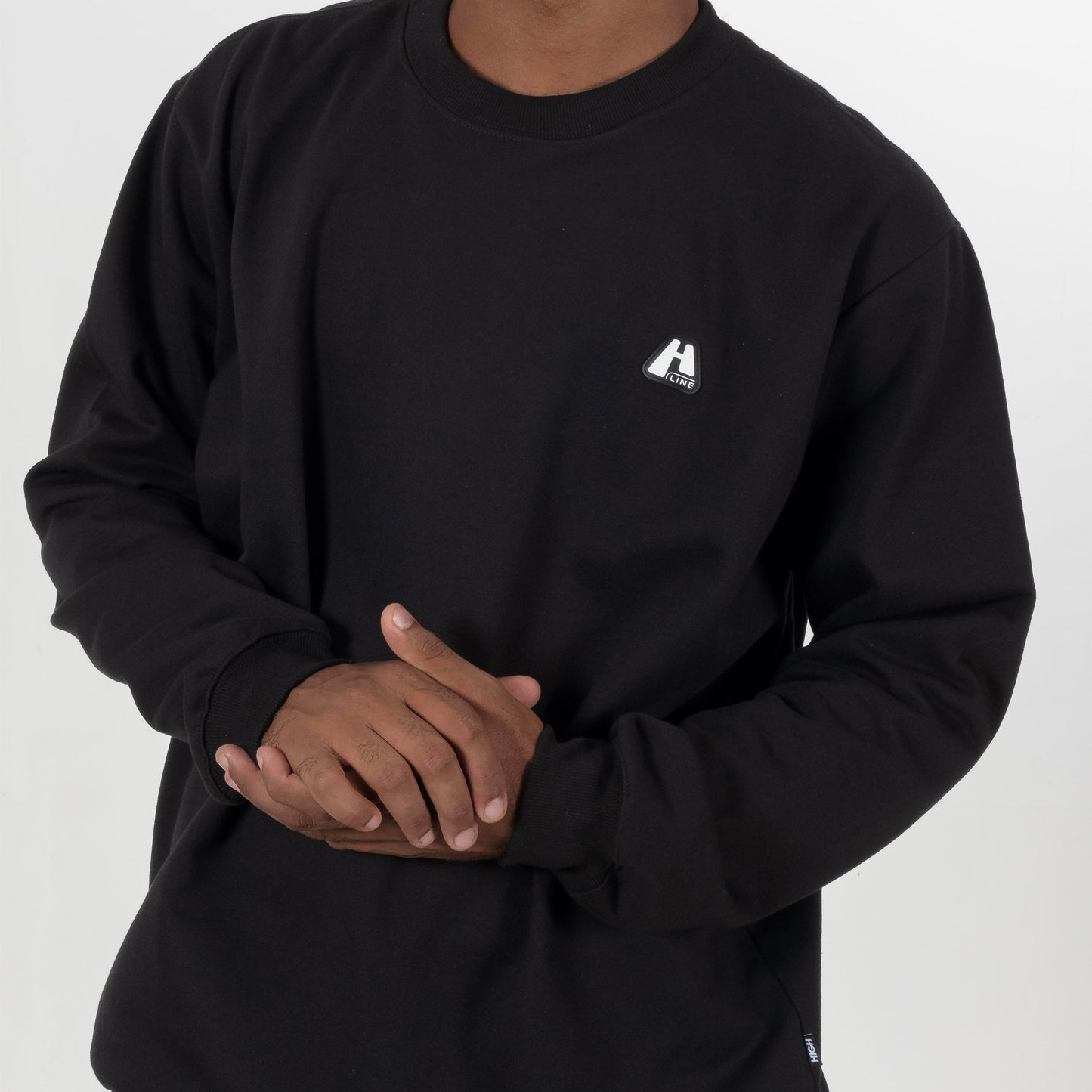 Crewneck Logo Line Black