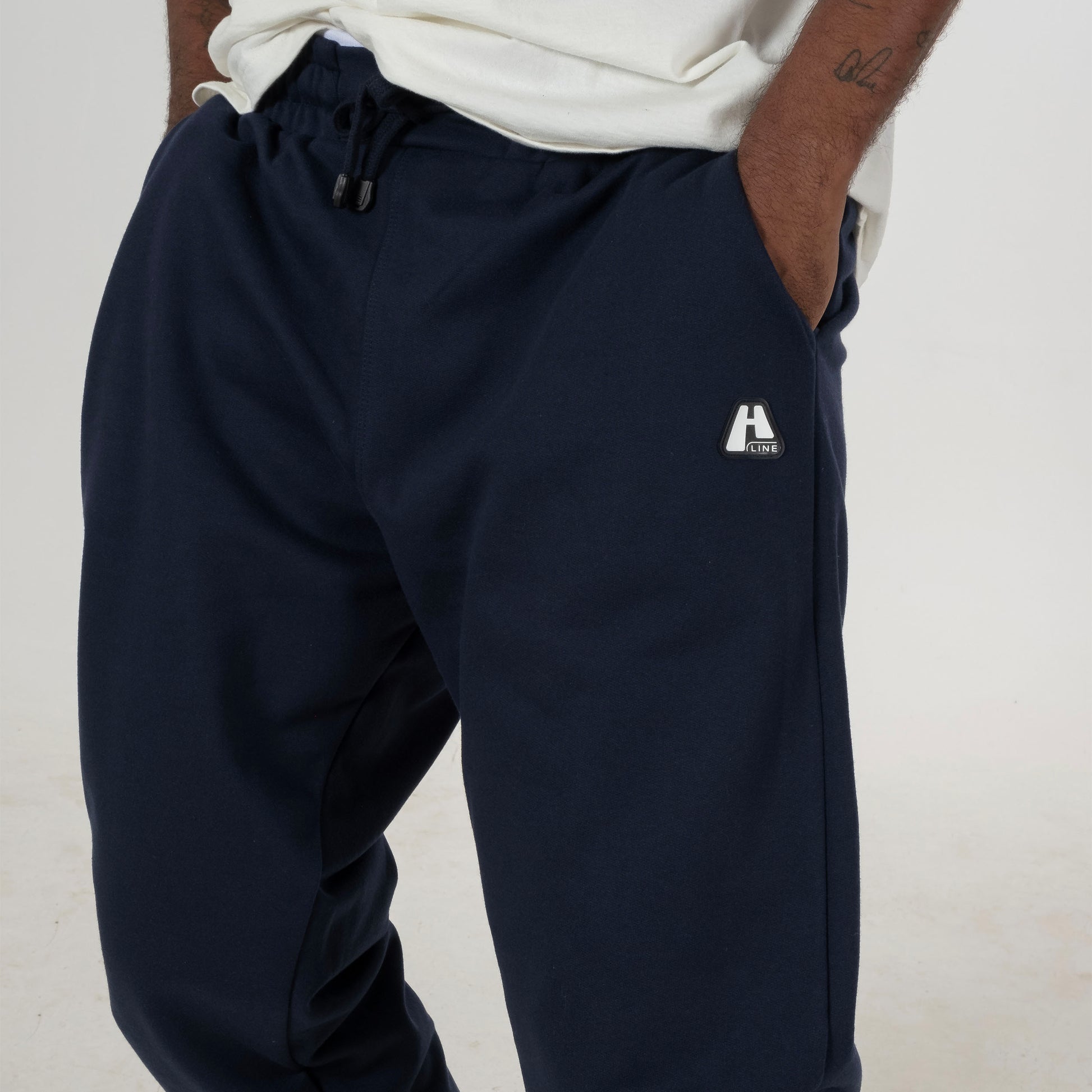 Sweatpants Logo Line Navy
