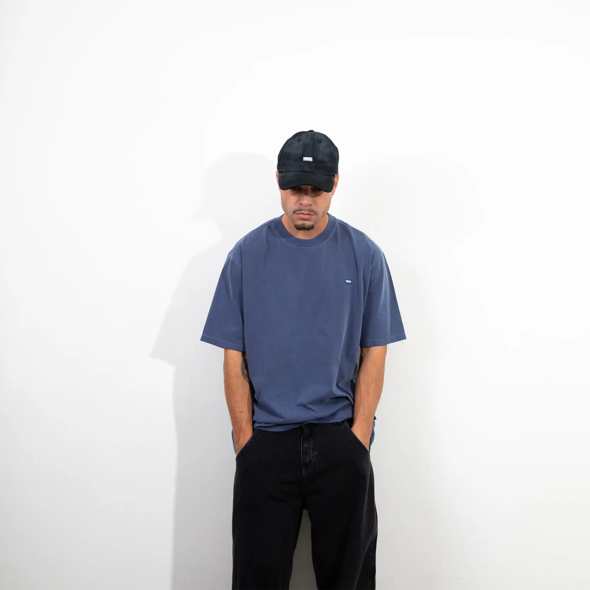 Tee Minimal Patch Stoned Navy