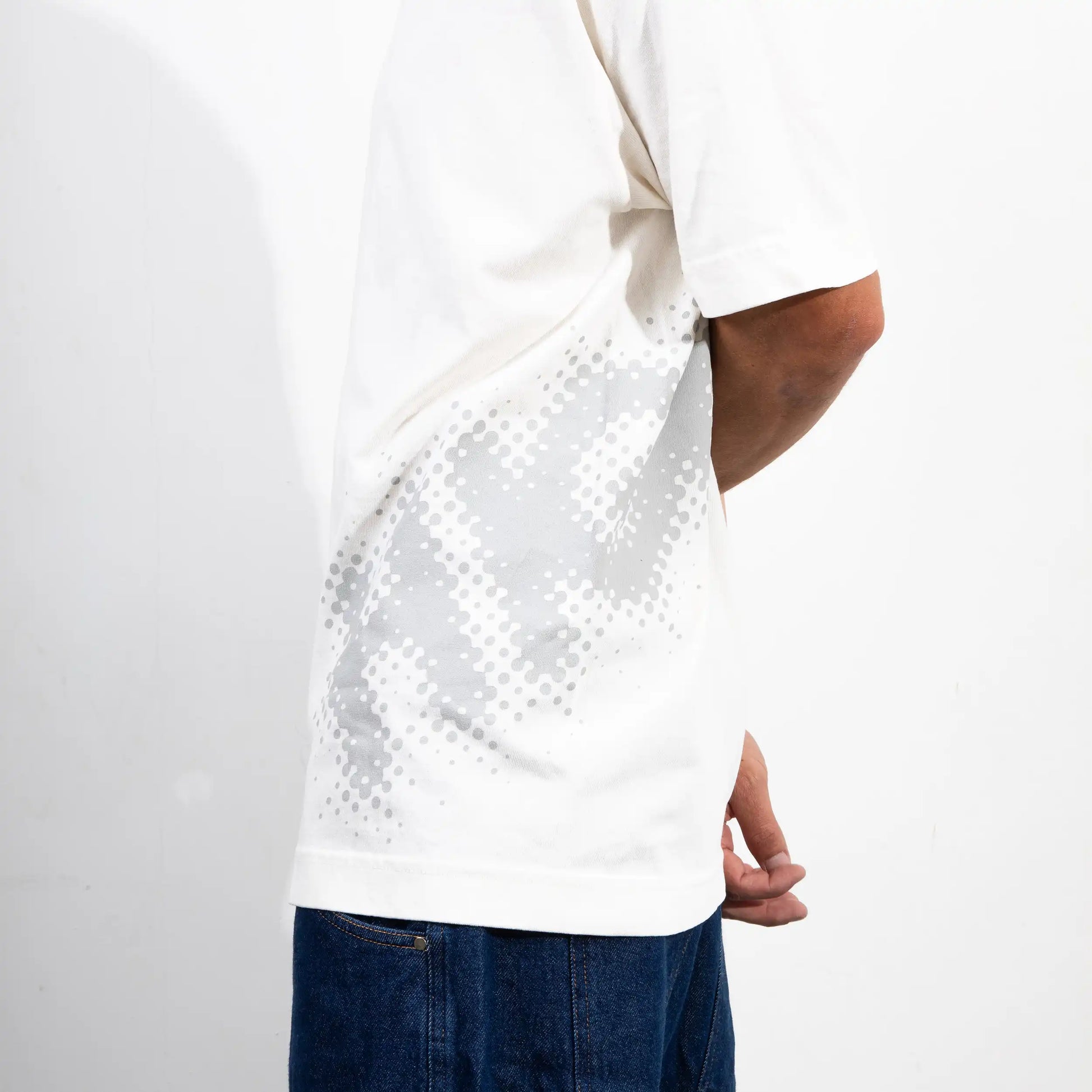Tee Halftone White