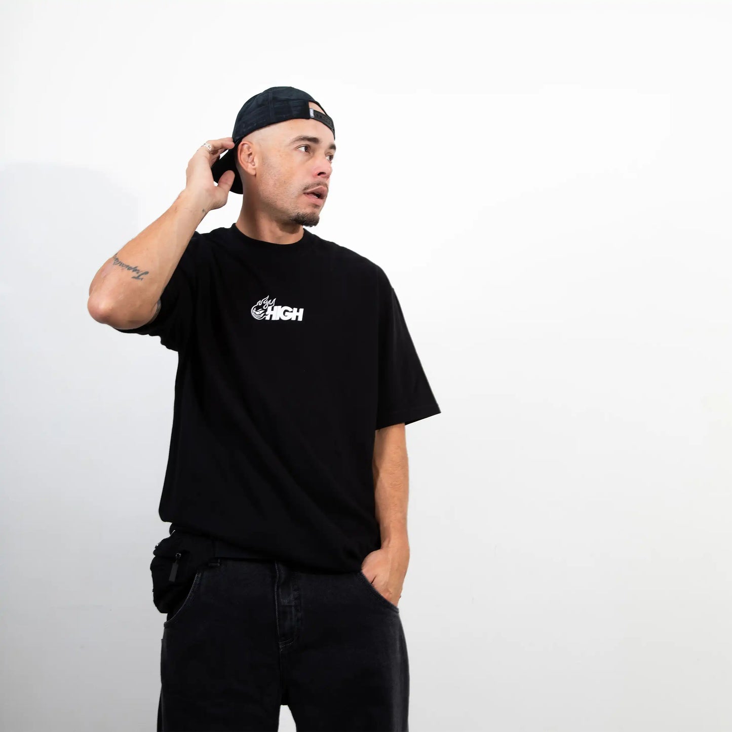 Tee Freddy Flames Black