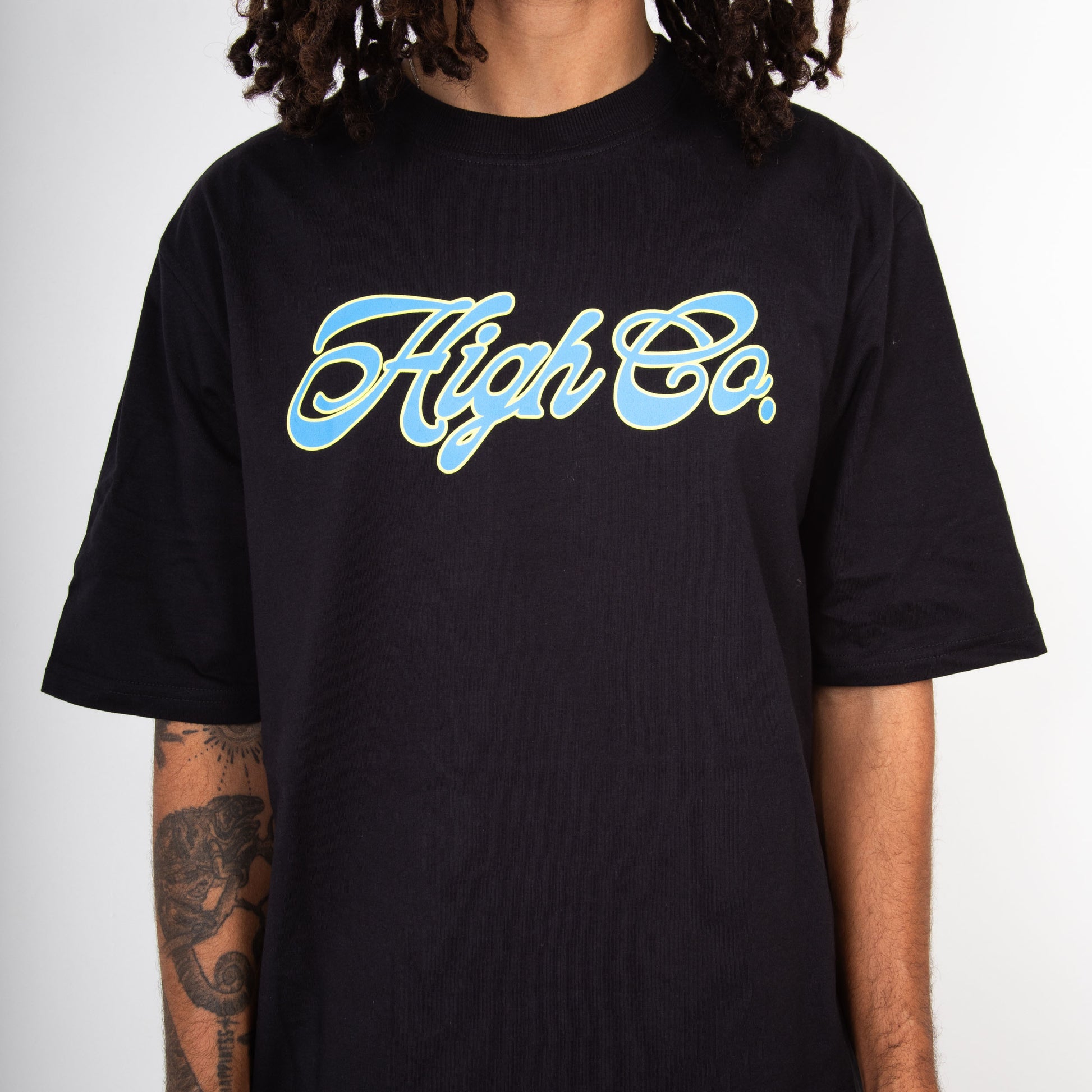 Tee Script Black