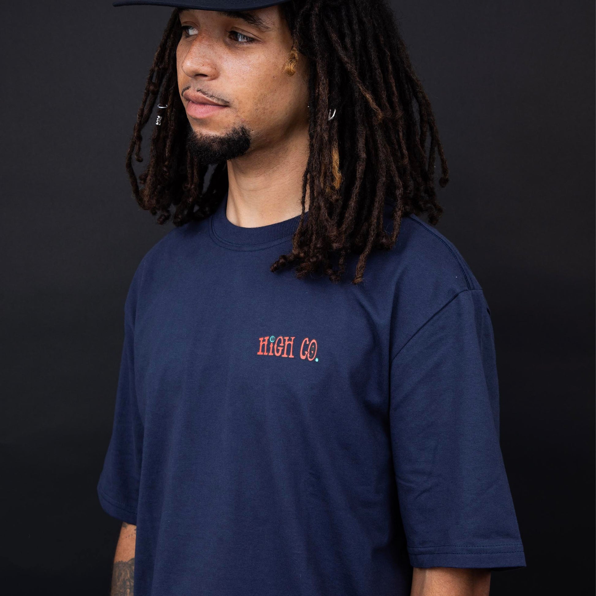 Tee Curly Navy
