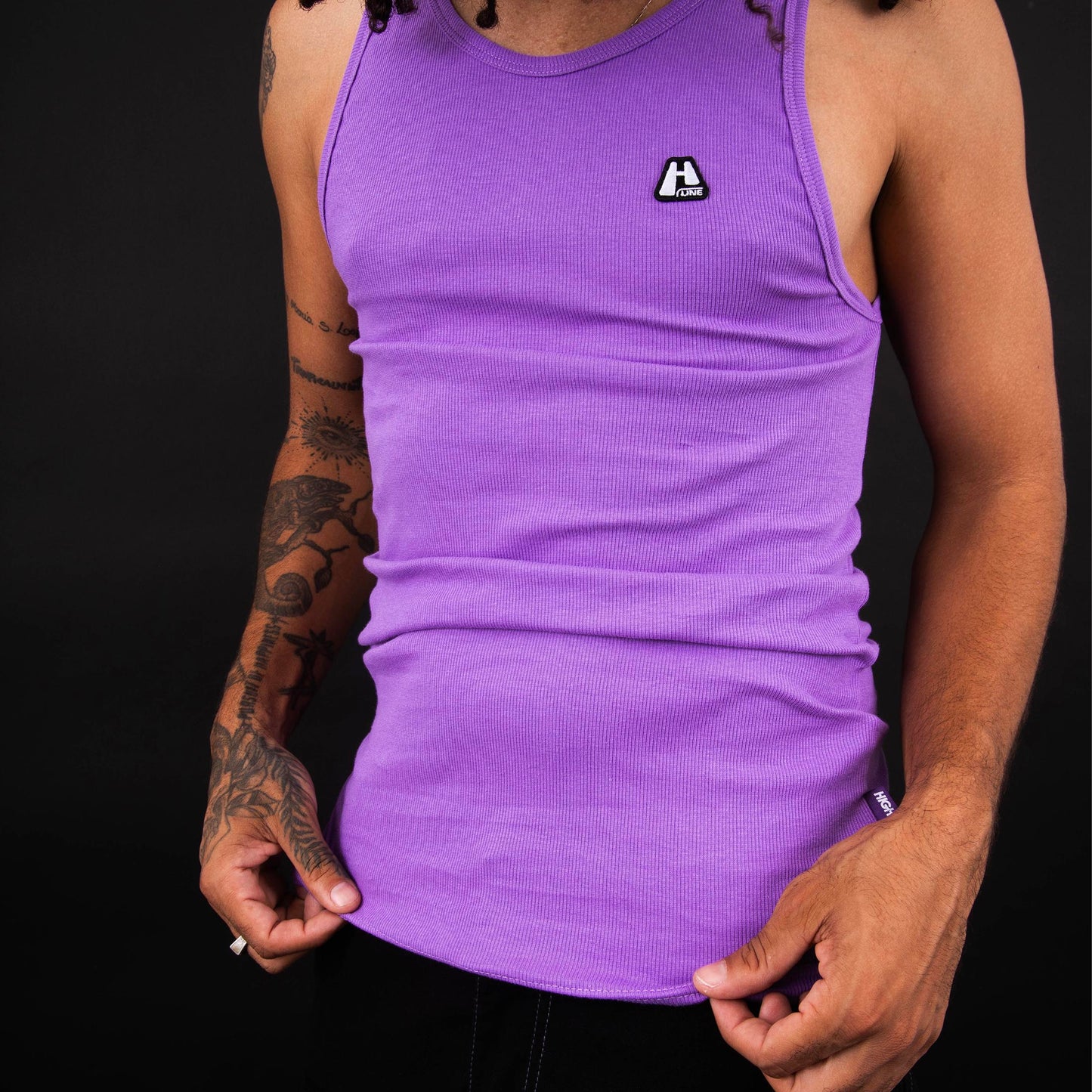 Tank Top Logo Line Purple