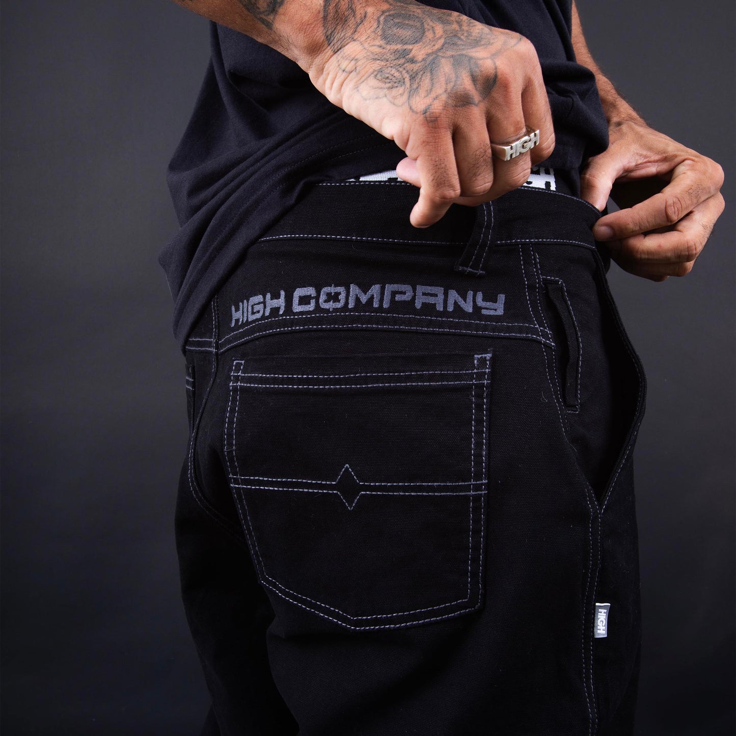 Twill Pants Target Black