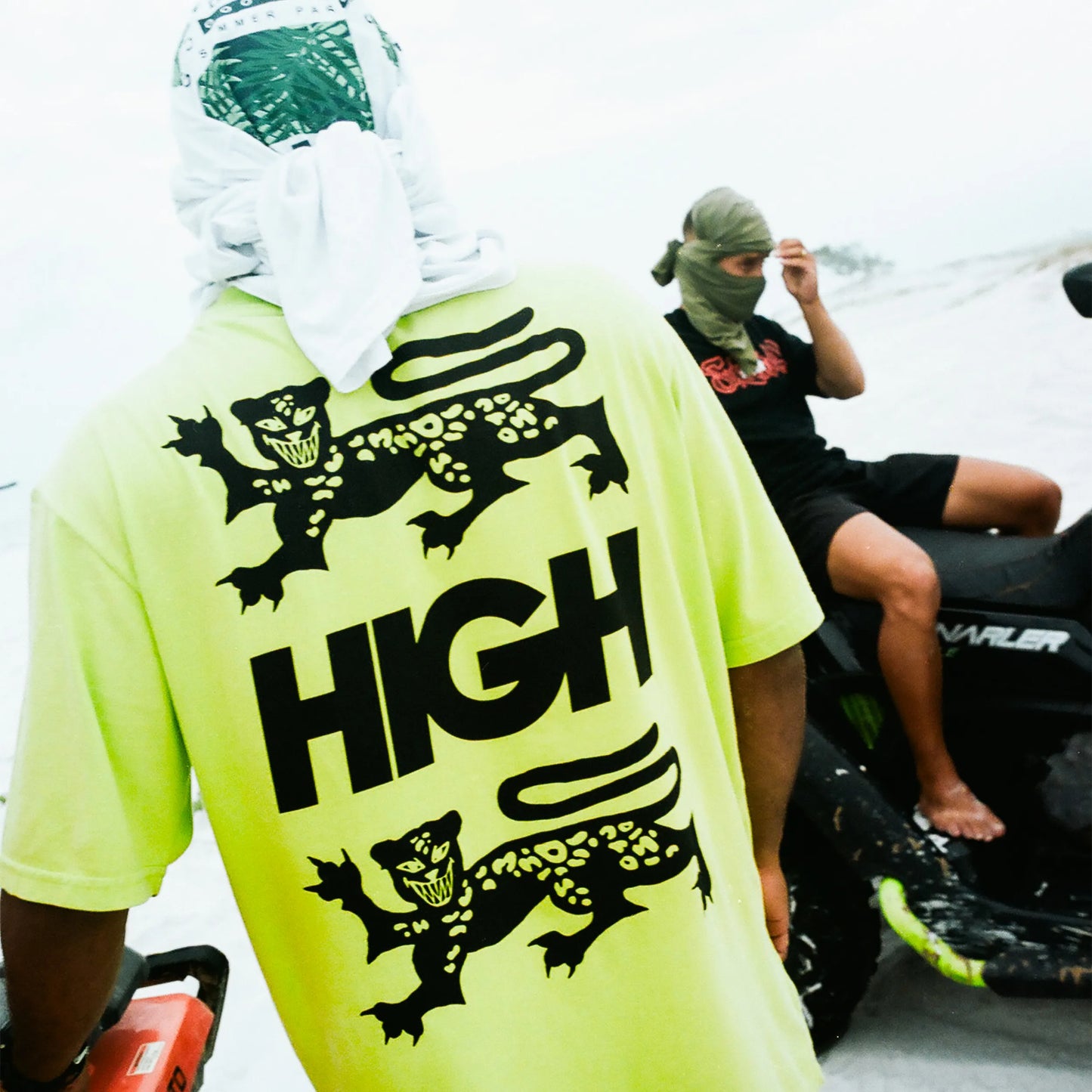 Pocket Tee High X Survival Neon