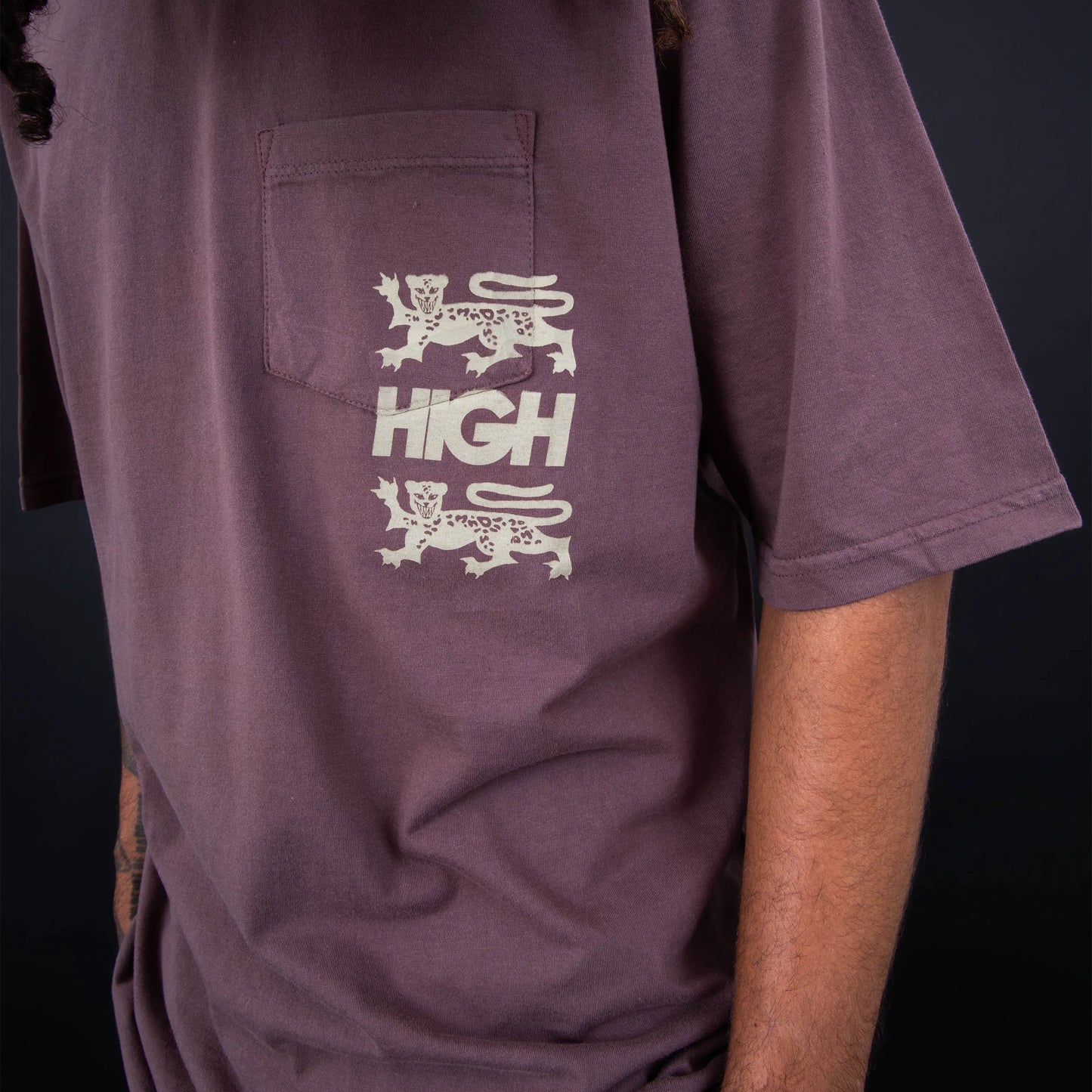 Pocket Tee High X Survival Brown