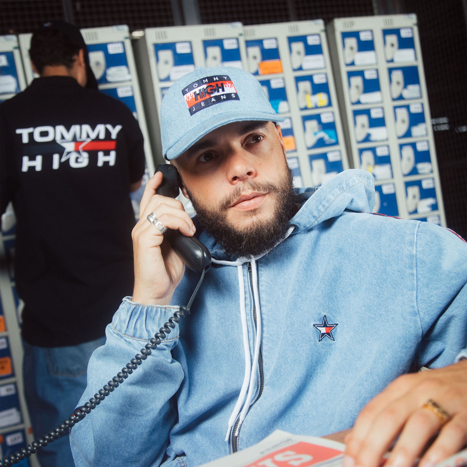 TJ x HIGH Denim Cap