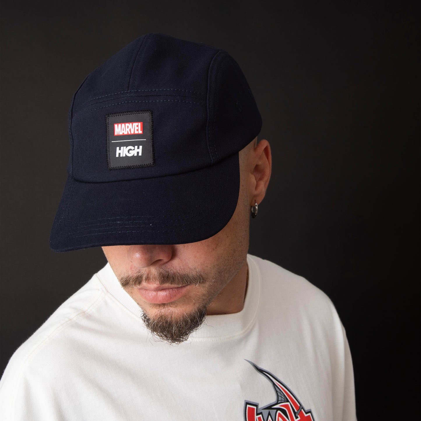 5 Panel High X Marvel Navy