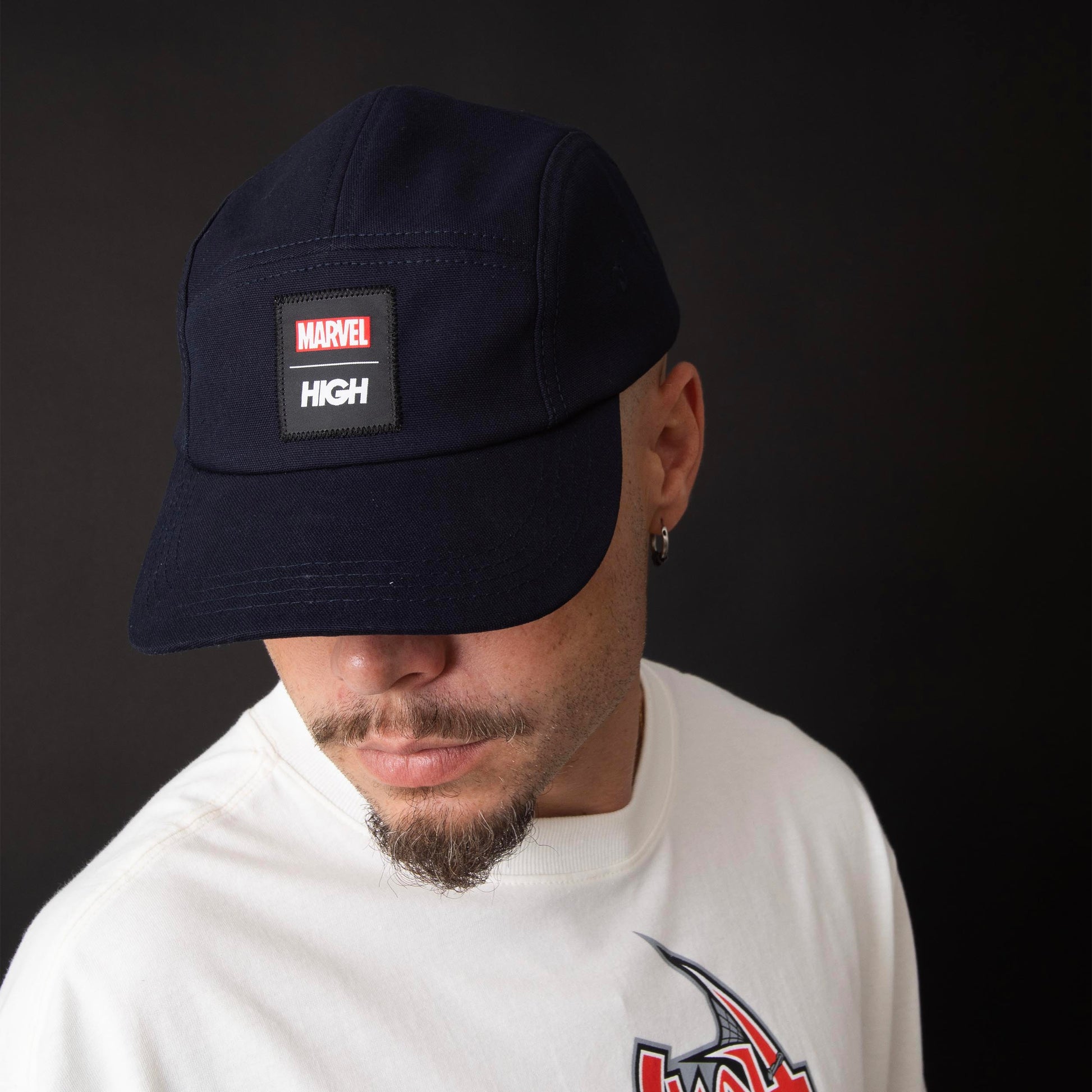 5 Panel High X Marvel Navy