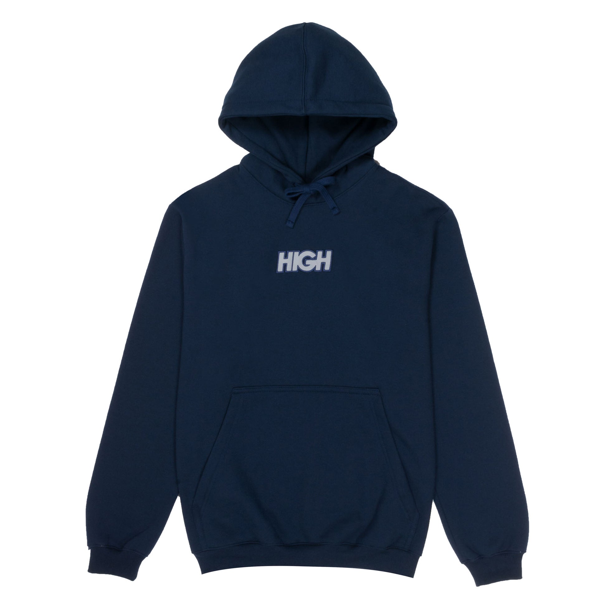 Reflective Hoodie Logo Navy