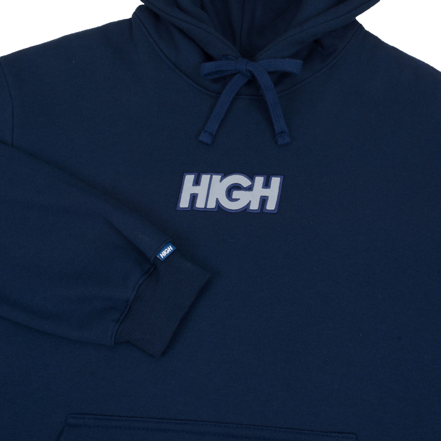 Reflective Hoodie Logo Navy