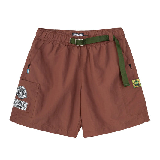 Orbit Sportshorts Patches Brown
