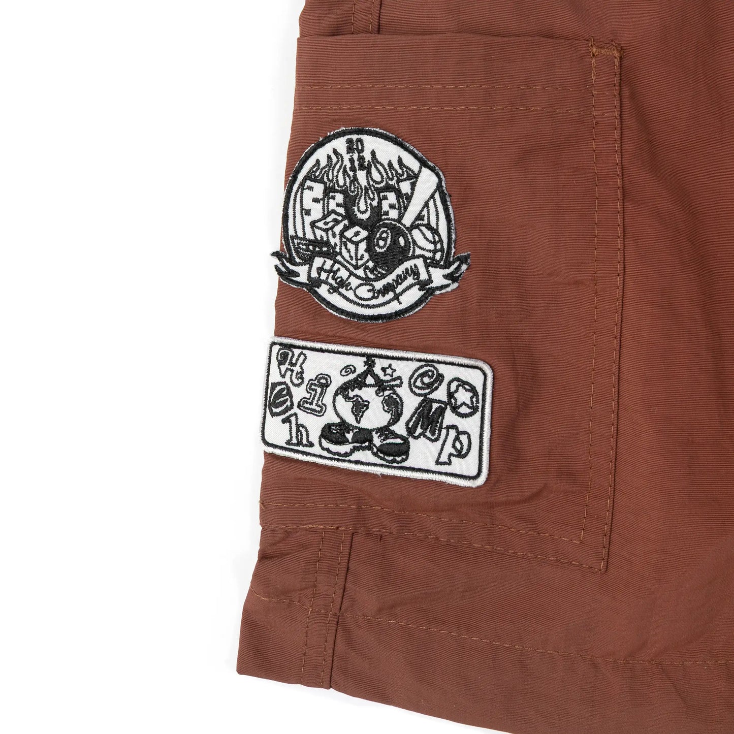 Orbit Sportshorts Patches Brown
