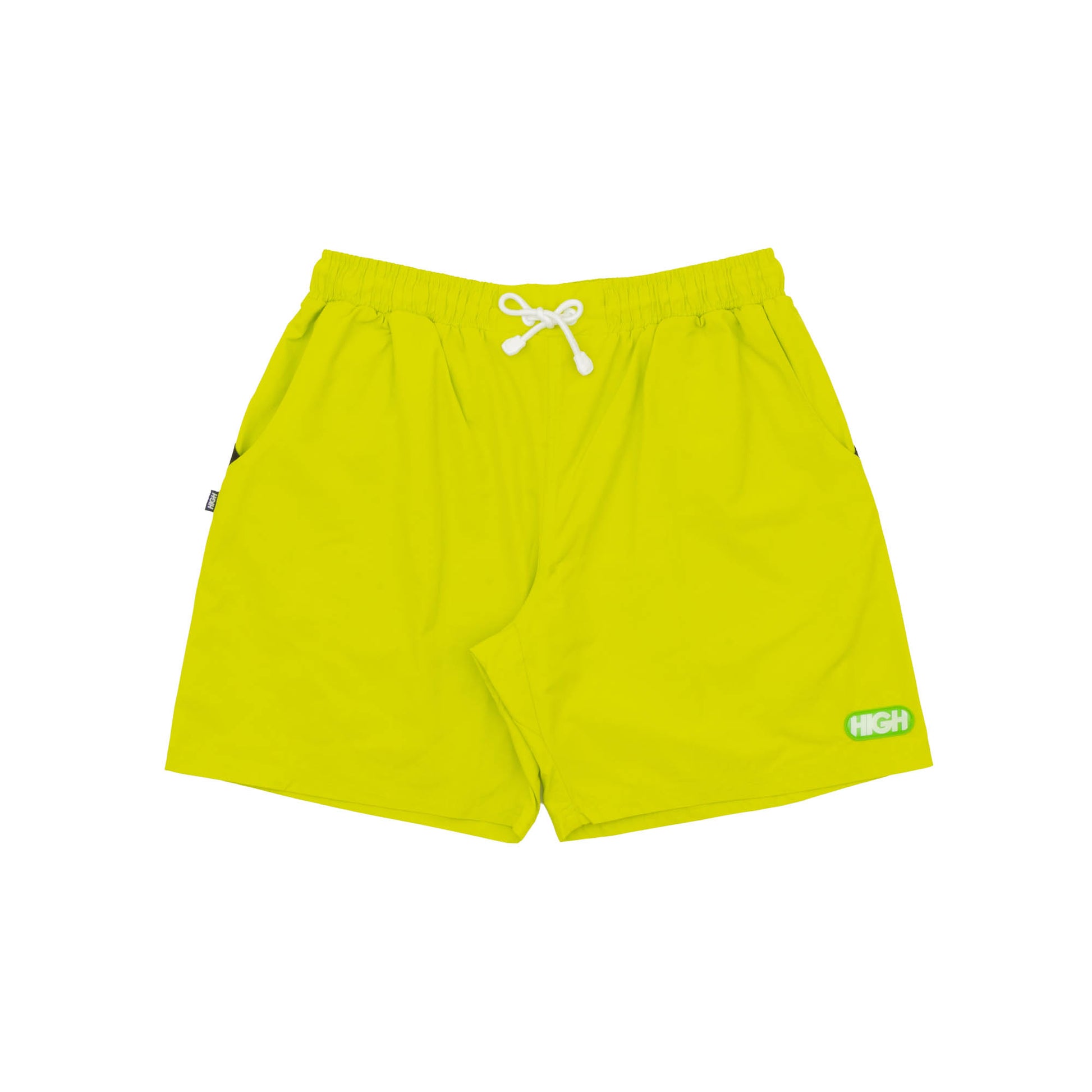 Swim Shorts Logo Lime