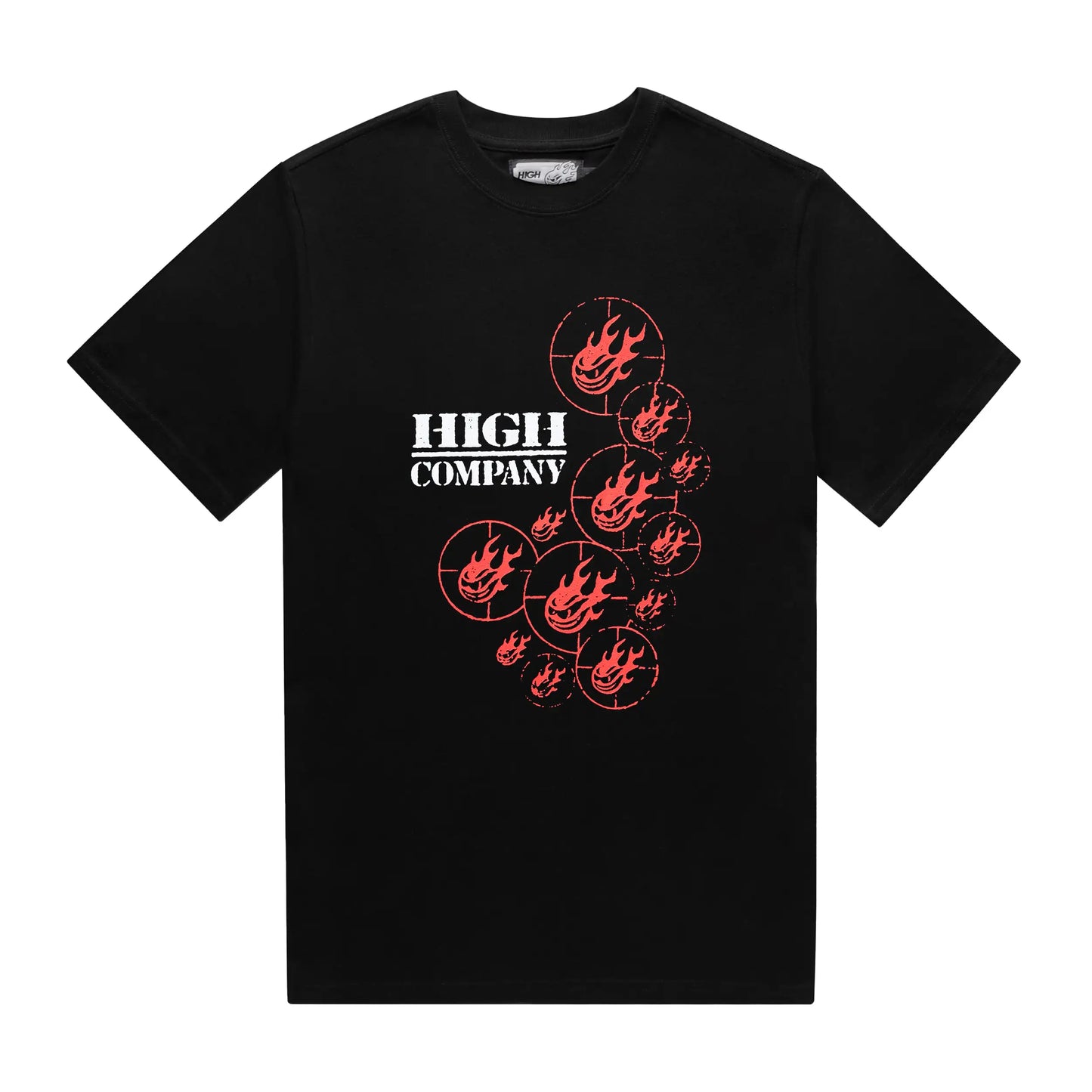 Rebel Flame Tee Black