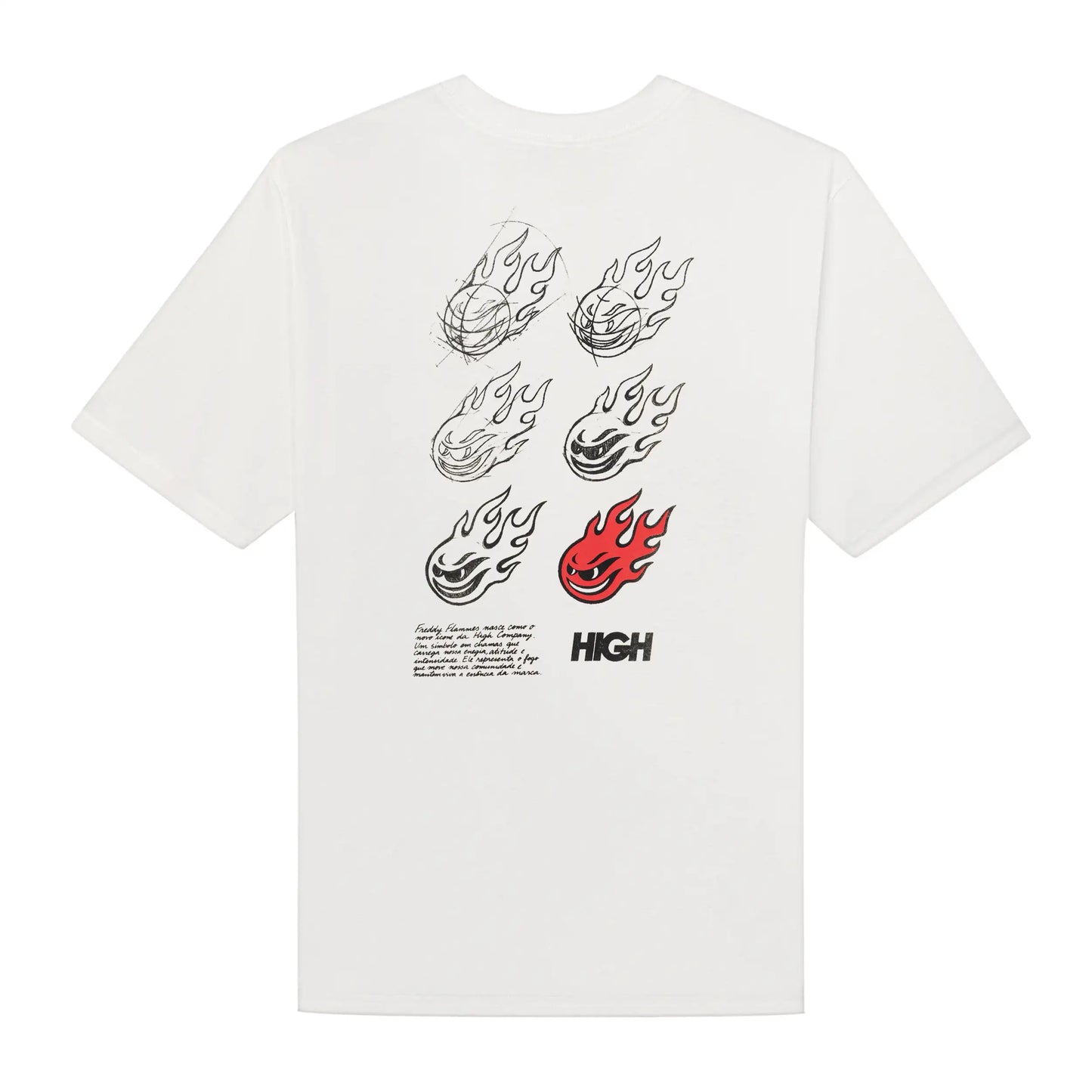 Freddy Sketch Tee White