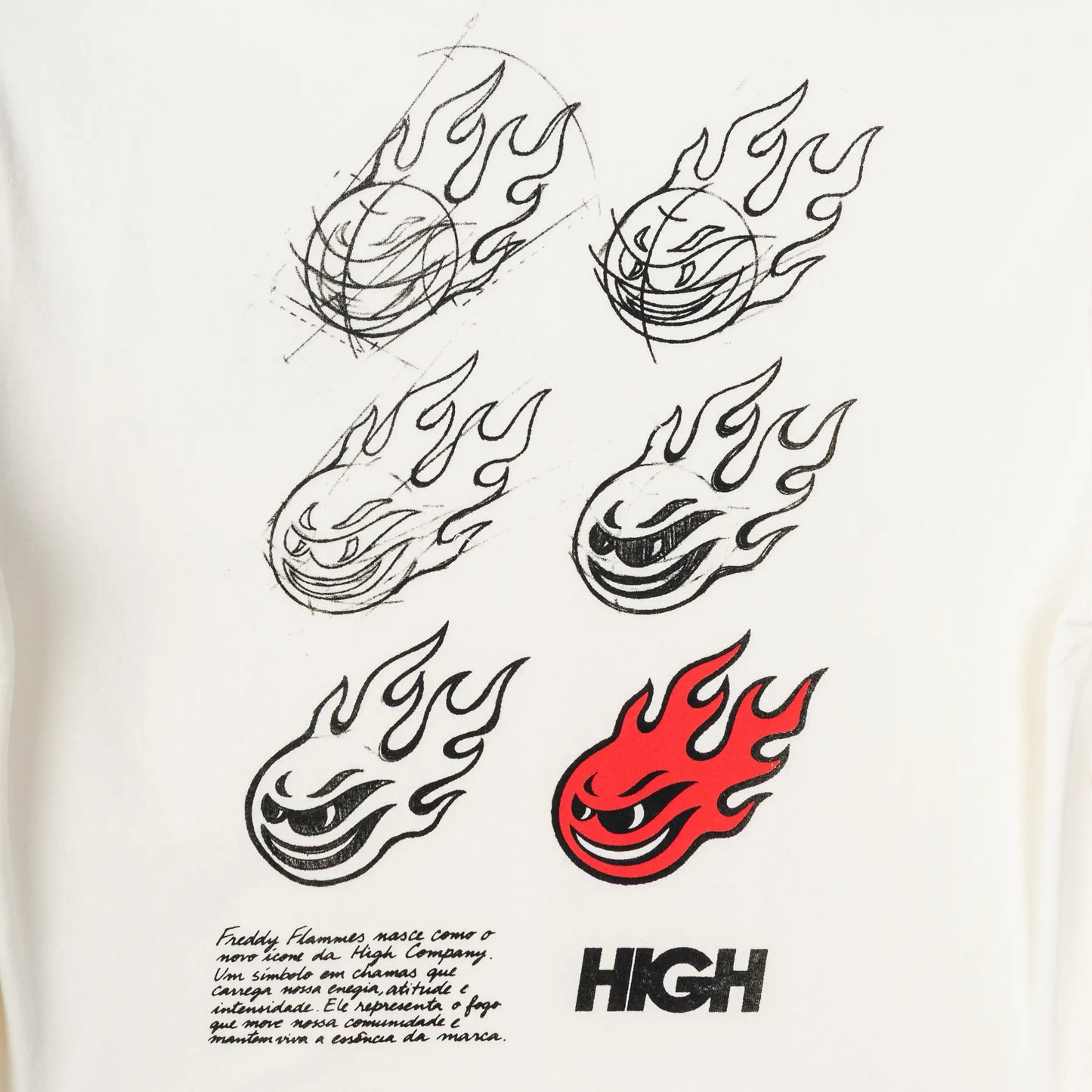 Freddy Sketch Tee White