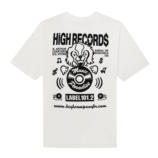 Records Tee White
