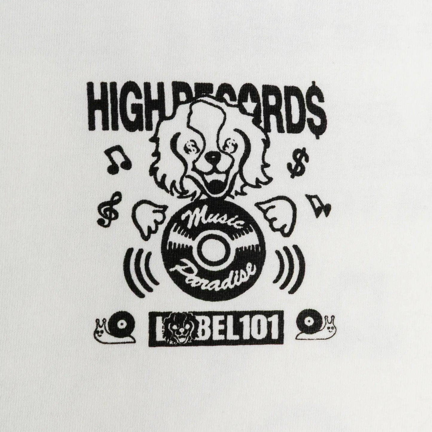 Records Tee White