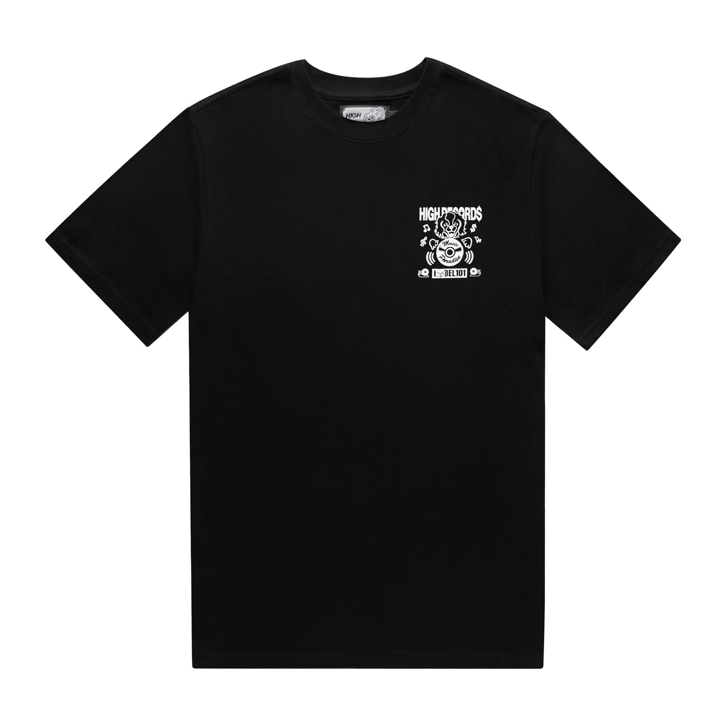 Records Tee Black