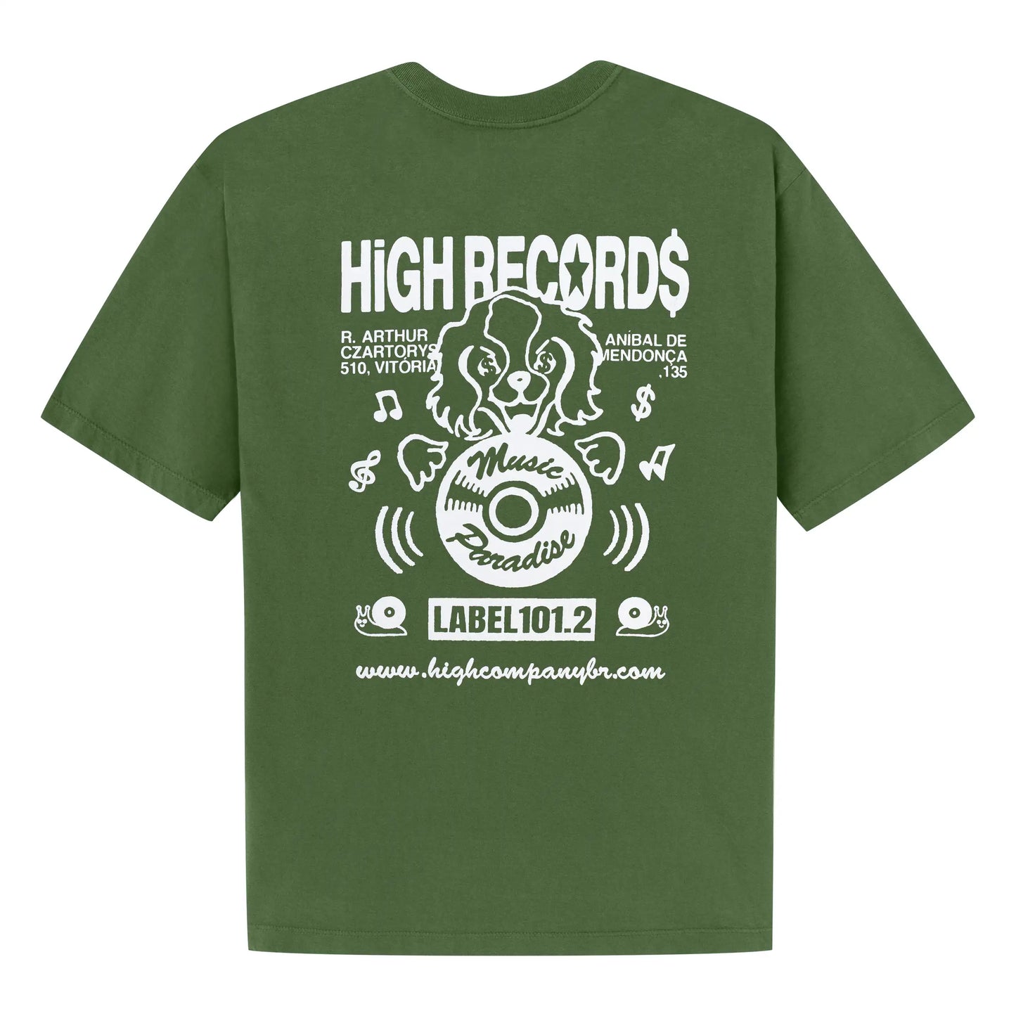 Records Tee Green