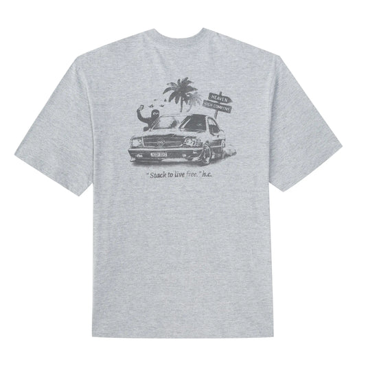 Cash Rules Tee Heather Grey
