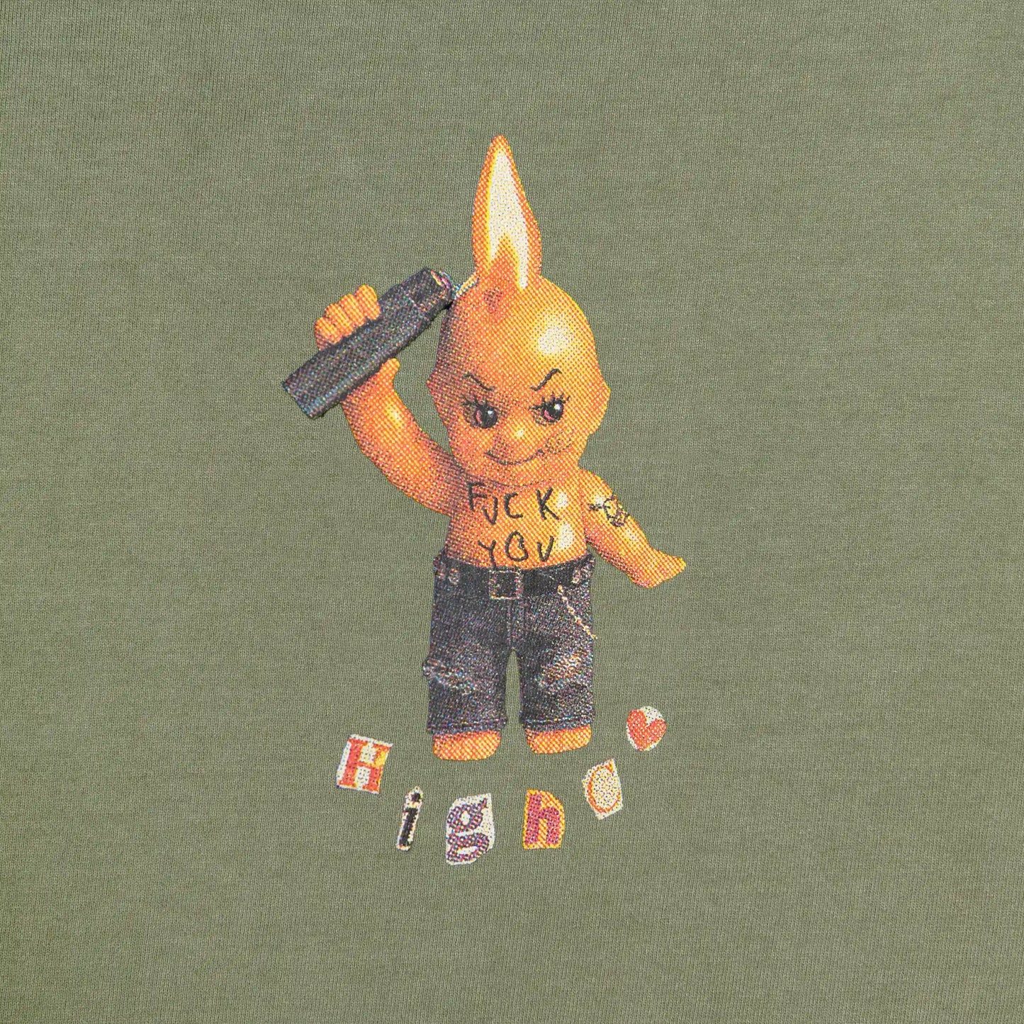 Candle Baby Tee Beige