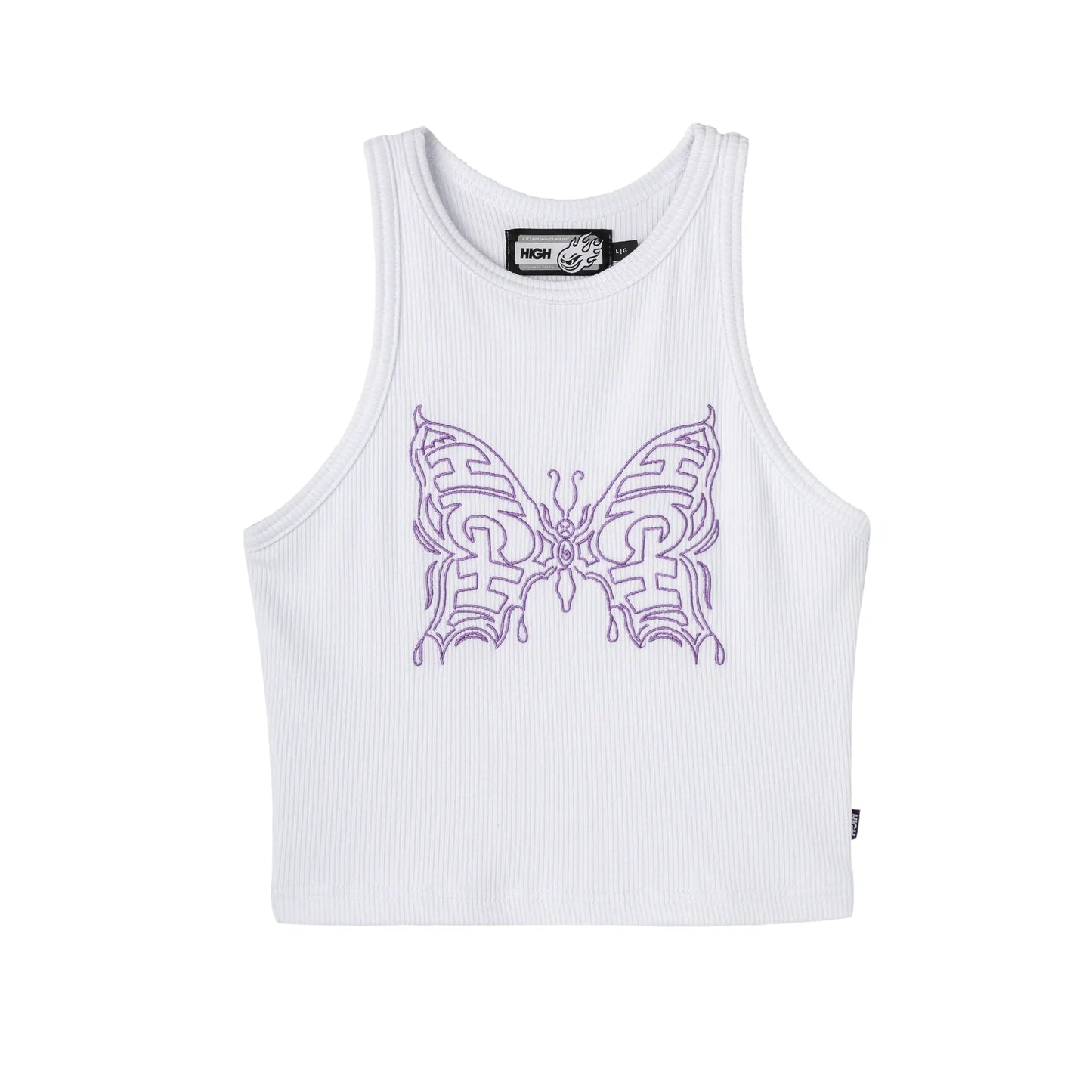 Tank Top Butterfly White