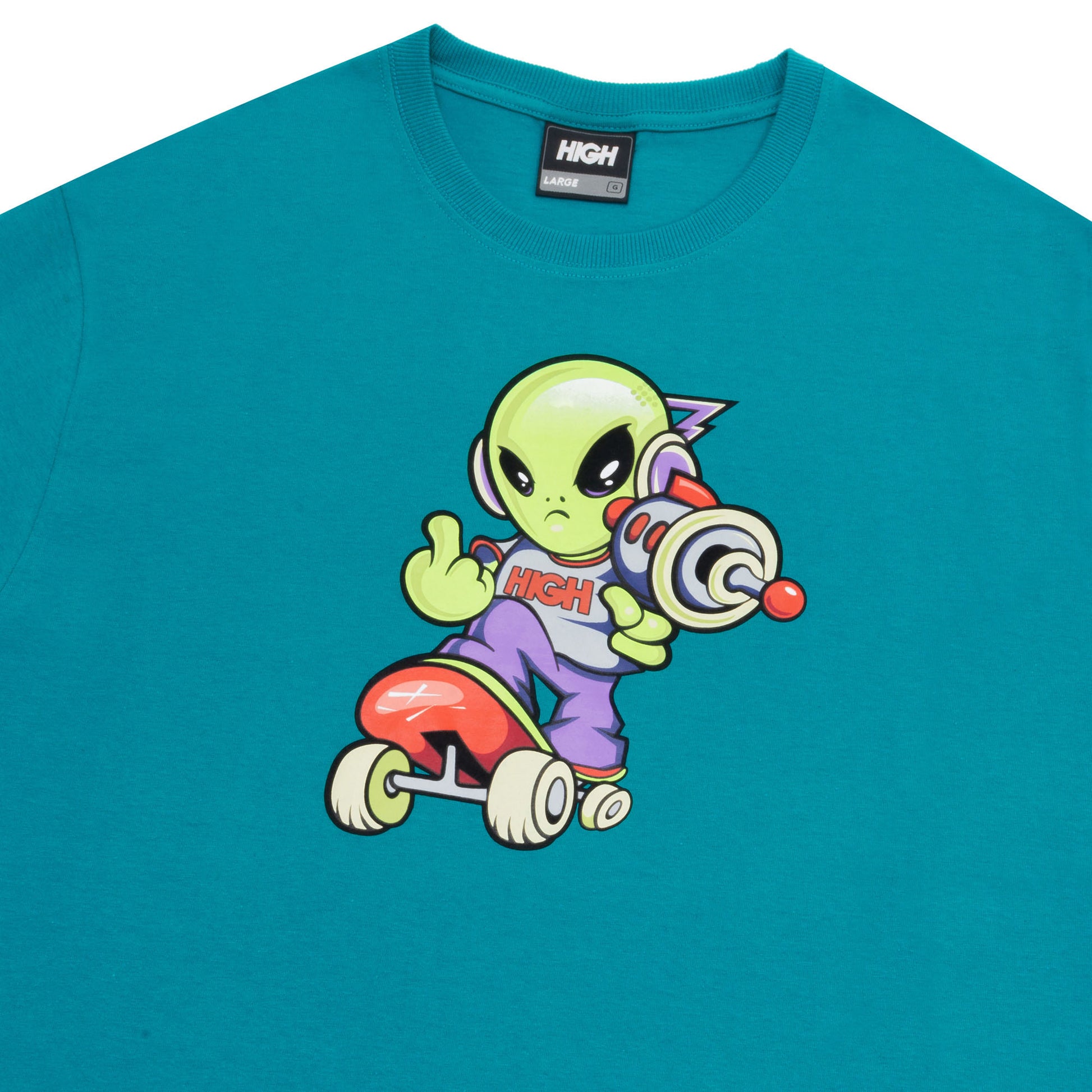 Tee Alien Sea Green