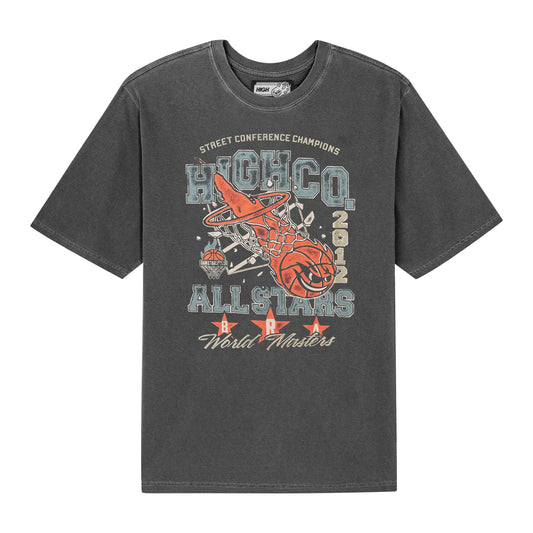 Tee Basketball Stoned Black