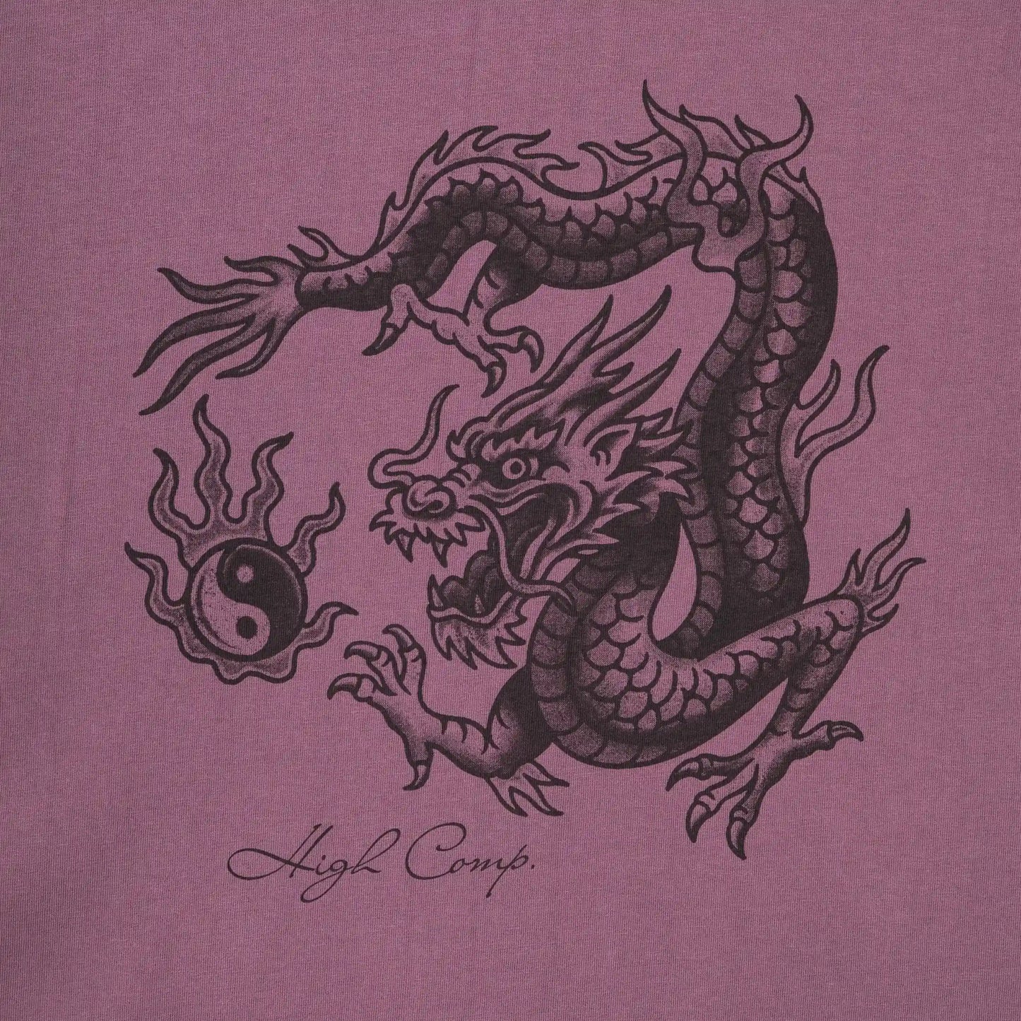 Tee Fire Dragon Lilac