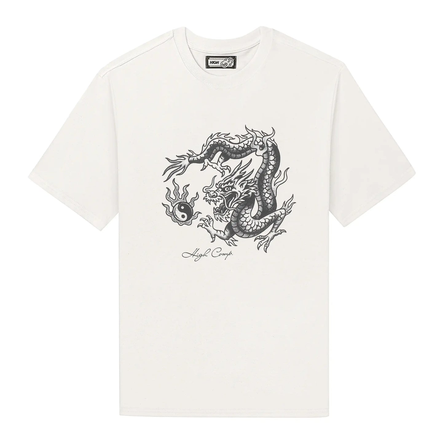 Tee Fire Dragon White