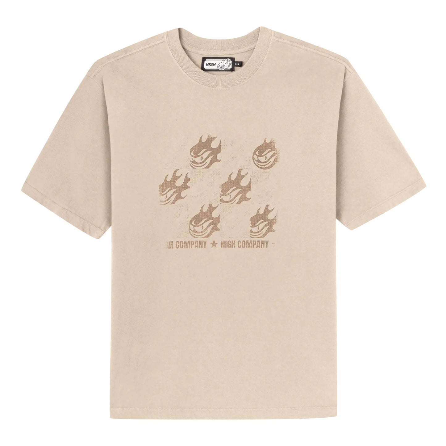 Tee Freddy Flames Stoned Beige