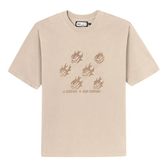 Tee Freddy Flames Stoned Beige