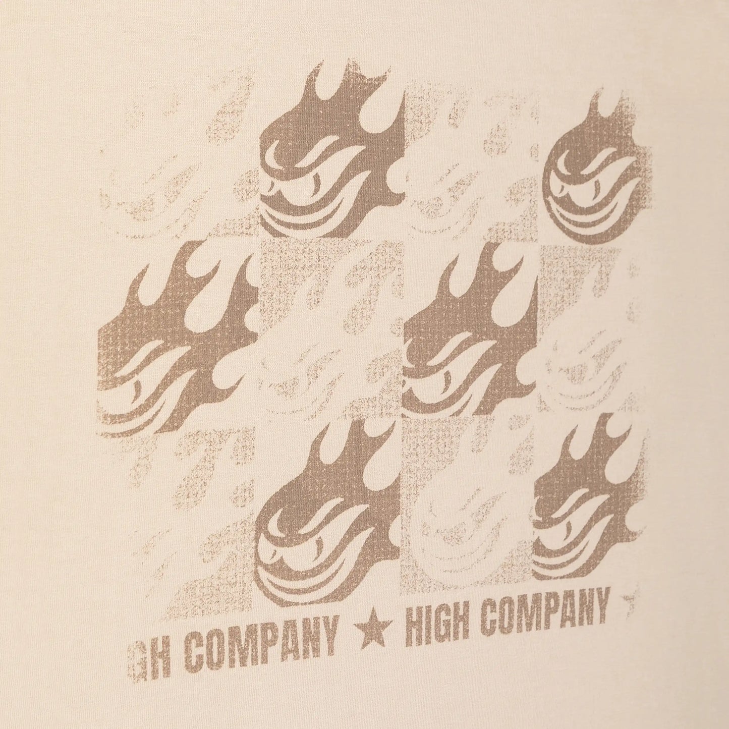Tee Freddy Flames Stoned Beige